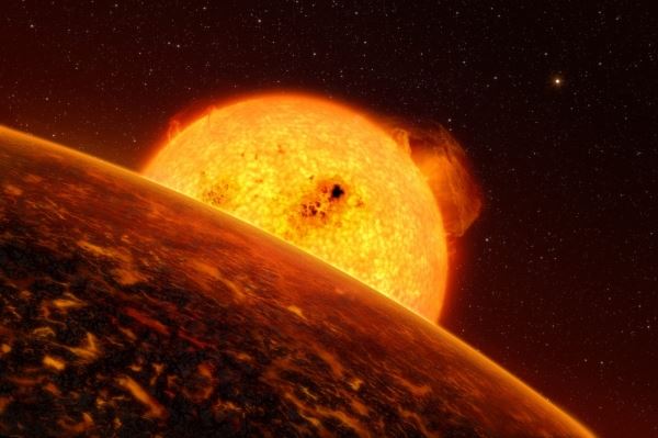 Найдена экзопланета пережившая расширение звезды
