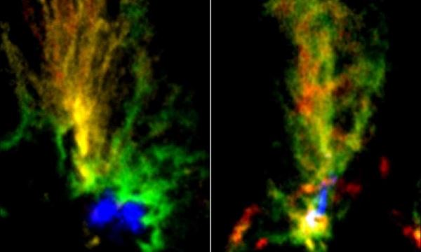 Два космических павлина показывают бурную историю магеллановых облаков