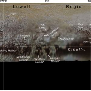 Опубликована карта «обратной» стороны Плутона