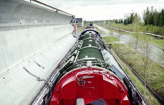 В России создали МБР "Ярс" железнодорожного базирования
