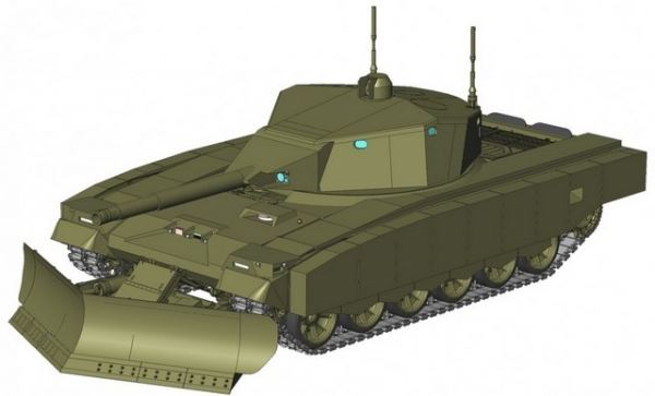 Равных не будет: боевой робот на базе Т-72 может получить 152-мм пушку