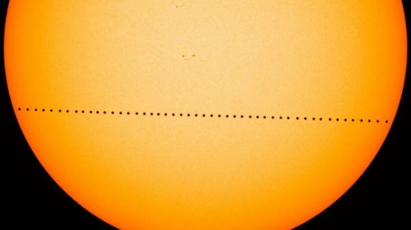 Прохождение Меркурия через Солнечный диск — редчайшее явление на Земле